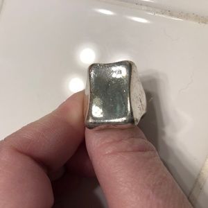 Robert Lee Morris Sterling Silver Table Ring